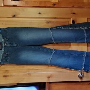 Spoiled Girl rivet adorned flare jeans 5